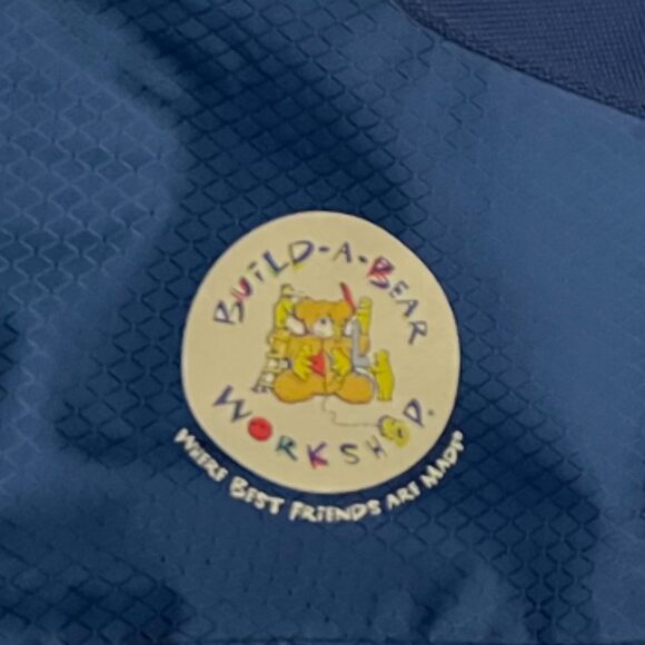 Build a Bear Workshop Blue Backpack Shoulder Sling Bag and Pencil Pouch 2006 - Picture 3 of 4